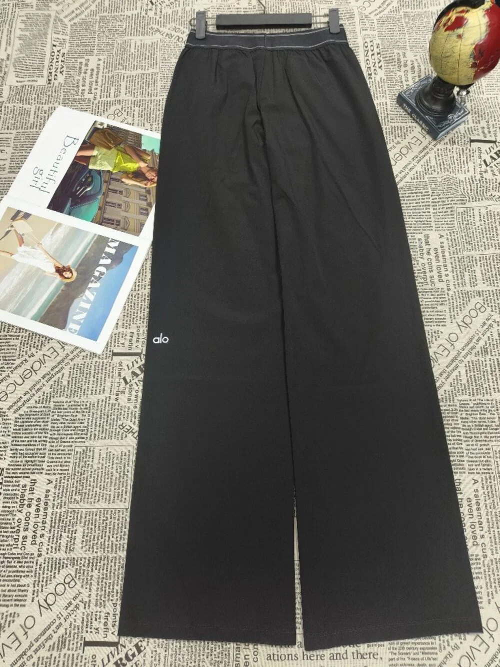 Black ALO Yoga Casual Pants NWT Regular 30-inch😎Travel Work Everyday💥Size XS